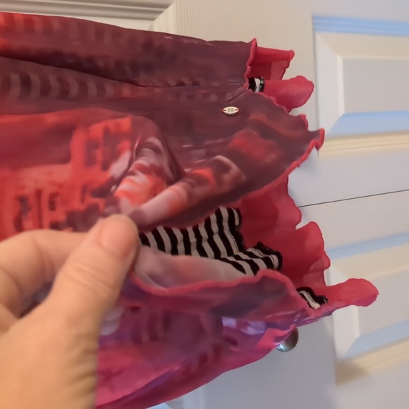 Very unique. Double layered tank type dress shirt by point zero medium sz 10us - Picture 4 of 8